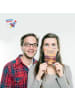 Mr. & Mrs. Panda Postkarte Weg ermutigend Design mit Spruch in Weiß