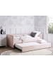 Beliani Tagesbett MIMIZAN in Rosa - (W) 184 x (H) 76 x (L) 216 cm