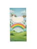 Mr. & Mrs. Panda Strandtuch Einhorn Regenbogen Design ohne Spruch in Weiß
