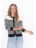 DreiMaster Women Cardigan in offwhite black