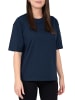 Reichstadt Reichstadt Regular Fit T-Shirt Damen Shoulder Drop 25RSW071 Dark Blue 4XL