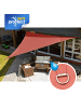 Gartenia sunprotect Sonnensegel Hydro, 5 x 5 x 5 m, Dreieck, wasserabweisend, rostrot in Rostrot