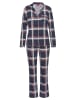 S. Oliver Pyjama in navy-kariert