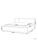 Beliani Doppelbett MIRANDE in Beige - (W) 209 x (H) 90 x (L) 231 cm