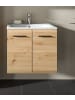 Inn.Furn Waschtisch Eiche Artisan, Set Waschbeckenunterschrank hängend mit Waschbecken