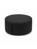 relaxdays Meditationskissen in Schwarz - (H)13 x Ø 33 cm