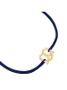 Glanzstücke München Oktoberfest Armband Herz-Breze aus Edelstahl in gelbgold