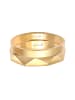 Elli Ring 925 Sterling Silber Ring Set, Geo in Gold