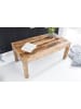 FineBuy Couchtisch in Braun / Mango / 60x110x47