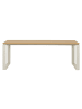 ebuy24 Gartentisch Martinus Teak 210 x 100 cm