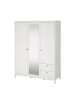 ebuy24 Kleiderschrank Madrid Weiß 150 x 59 cm