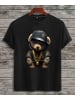 RMK T-Shirt Teddy Babo SCHWARZ