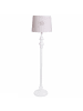 Caramella Stehlampe gedrechseltes Bein gold Emblem rosa 30 x 40 x 152 cm