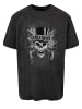 F4NT4STIC Oversize T-Shirt Guns 'N' Roses Skull and Pistols in schwarz