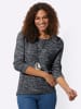 WITT WEIDEN Pullover in schwarz-meliert