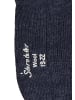 Sterntaler Socken Wolle in blau melange