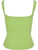 Urban Classics Urban Classics Damen Ladies Wide Neck Top in electriclime