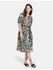 Gerry Weber Kleid Gewebe in Ecru/Weiss/Schwarz Druck