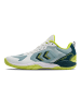 Hummel Hallenschuh Speed Court Innenbereich Erwachsene in WHITE/GREEN/YELLOW