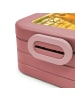 Mr. & Mrs. Panda MEPAL Bentobox Affe Design mit Spruch in Rot Pastell