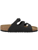 Birkenstock Sandale Florida SFB geöltes Nubukleder Weichbettung normal in schwarz