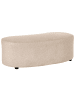 Beliani Ottomane AMAL in Beige - (W) 120 x (H) 41 x (L) 54 cm