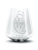 Mr. & Mrs. Panda Blümchentail Glas Otter Muschel ohne Spruch in Transparent