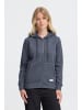 Oxmo Kapuzenfleecejacke OXKAREN ZIPHOODIE in Blau