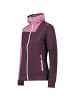 Campagnolo Jacke Woman Jacket Fix Hood in Pflaume