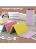 COSTWAY Turnmatte klappbar 200 x 75cm in Bunt