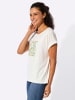 WITT WEIDEN Rundhalsshirt in ecru-eucalyptus-bedruckt