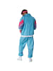 tectake Retro-Trainingsanzug/80er-/90er-Jahre-Jogginganzug, in bunt, Gr. XXL