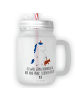 Mr. & Mrs. Panda Trinkbecher Einhorn Teddy mit Spruch in Transparent
