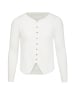 VERNOLE Damen Strickjacke in Wollweiss