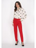 faina Women Blouse in white black