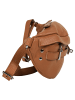 Samantha Look Gürteltasche echt Leder in cognac