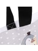 Mr. & Mrs. Panda Beuteltasche Pinguin Heirat ohne Spruch in Grau Pastell