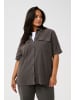 KAFFE curve Kurzarmhemd KCnana Loose fit in Black Oyster