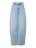 Pieces Barrel Fit Jeans in Light Blue Denim