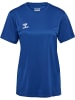 Hummel T-Shirt "Hmlessential Jersey S/S Woman" in Blau