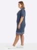 sheego Jersey-Kleid in rauchblau