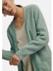 PETER HAHN Strickjacke wool in MINT-MELANGE