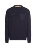 Camel Active Strickpullover mit Brusttasche in Tintenblau