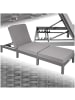 tectake Polyrattan Liege widerstandsfähig UV-beständig 6-fach verstellbar
