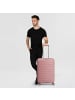 Franky London 4 Rollen Trolley M 65 cm mit Dehnfalte in rose