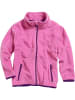 Playshoes Fleece-Jacke farbig abgesetzt in Pink