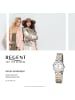 Regent Analog-Armbanduhr Regent Metallarmband silber, gold klein (ca. 28mm)