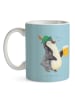 Mr. & Mrs. Panda Tasse Pinguin Bier ohne Spruch in Eisblau