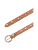 b.belt Nietengürtel Leder in cognac