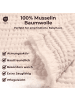 nordic coast company  Musselindecke, Babydecke aus Musselin, Einschlagdecke, Puckdecke Ibiza Syle